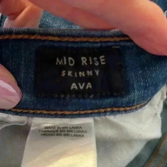 Lucky Brand Mid Rise Skinny Ava Jeans - Size 4/27 - Picture 6 of 8